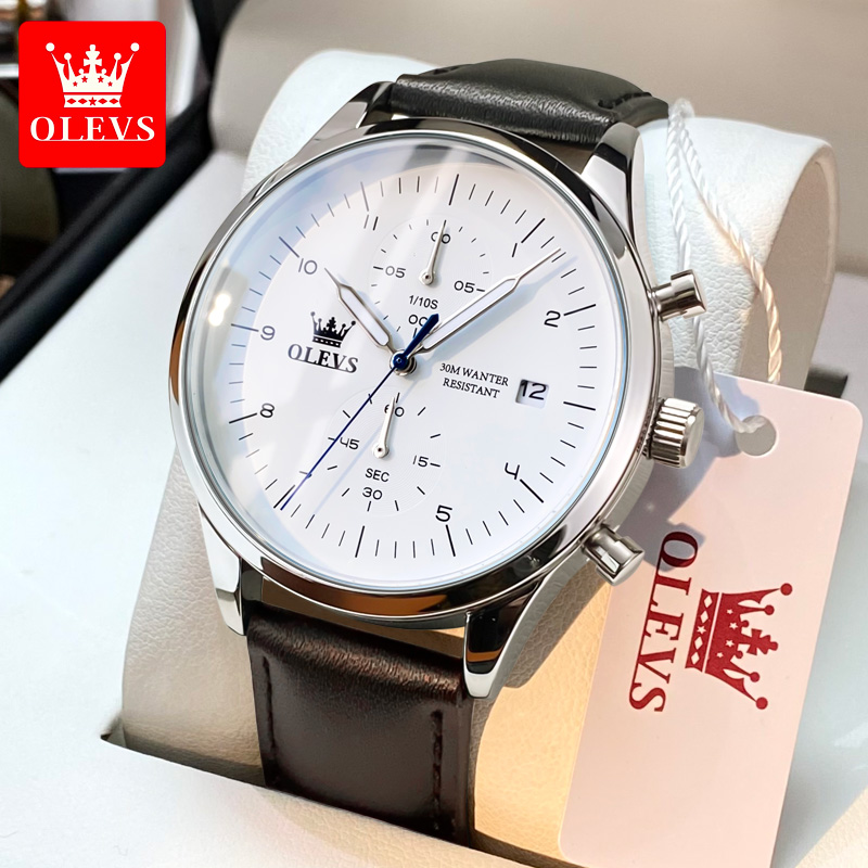Luxury Watch Longines - OLEVS Original Men's Watches Top Brand