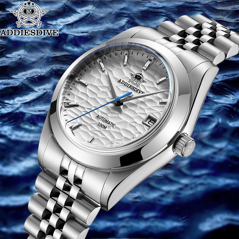 Luxury Watch Drawing - ADDIESDIVE AD2118 Automatic Mechanical Man Watch