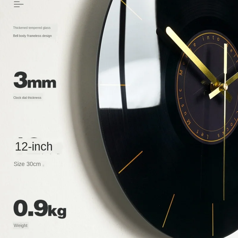 Luxury Silent Wall Clock Livin - Luxury Watch House recension och pris