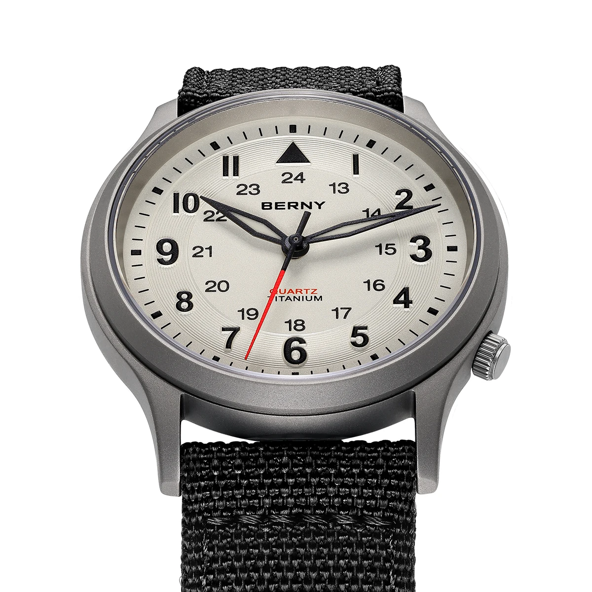 BERNY Titanium Watches for Men - Field Watch Military recension och pris