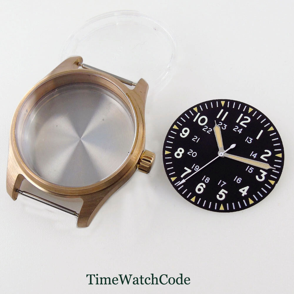 39mm Pilot Diver Watch Case So - Bronze Case Watch recension och pris