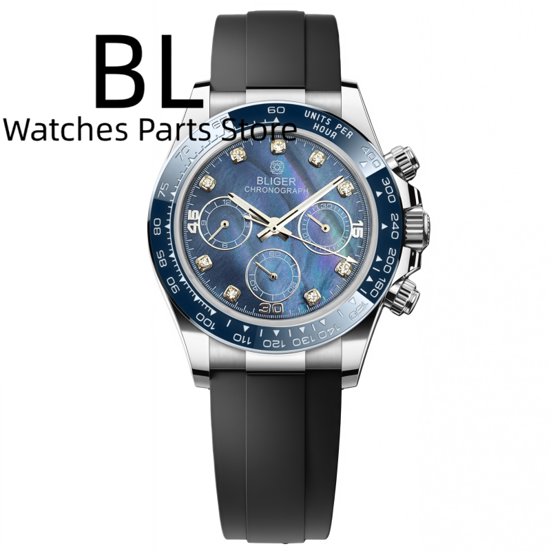 BLIGER 39mm Luxury VK63 Men's  - Luxury Watch German recension och pris