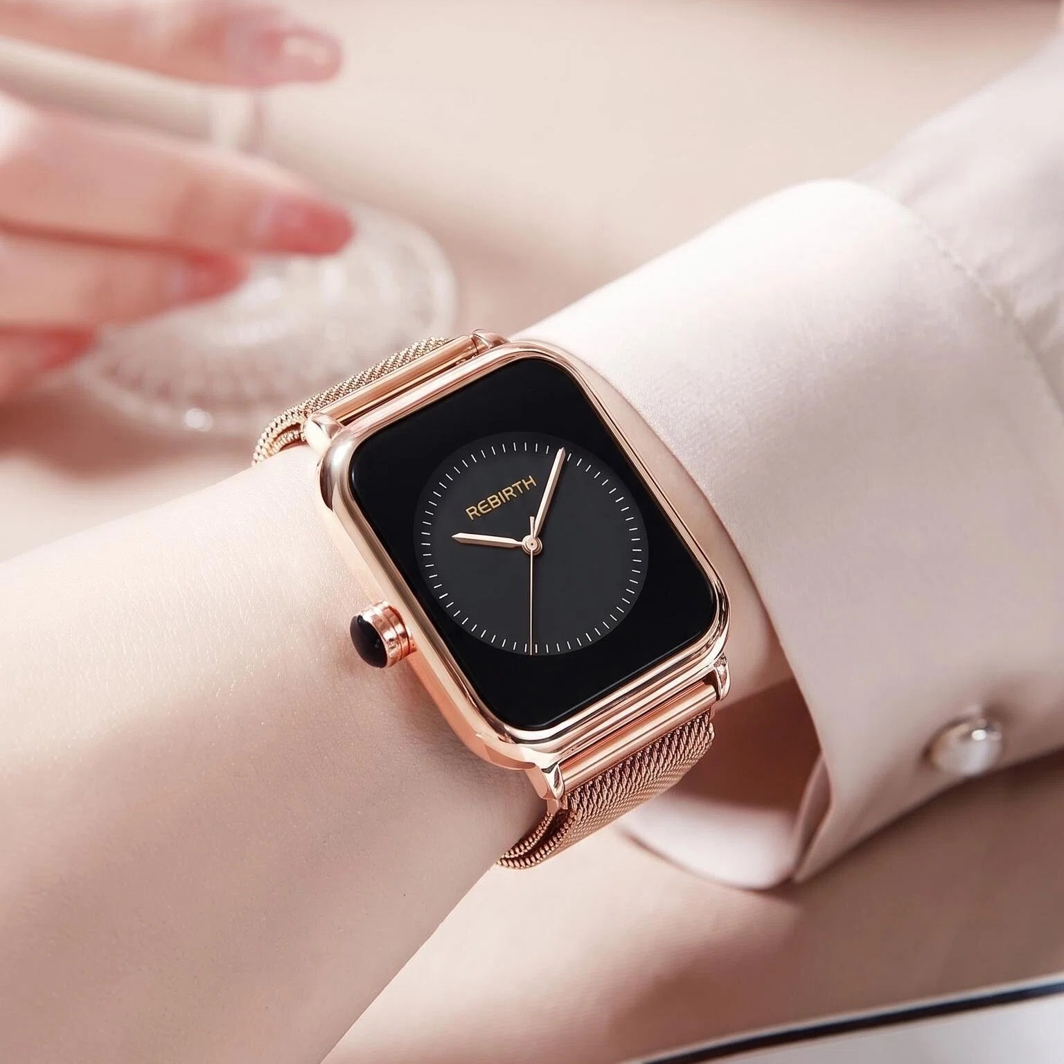 Light Luxury Square Women's Wa - Luxury Watch Black recension och pris