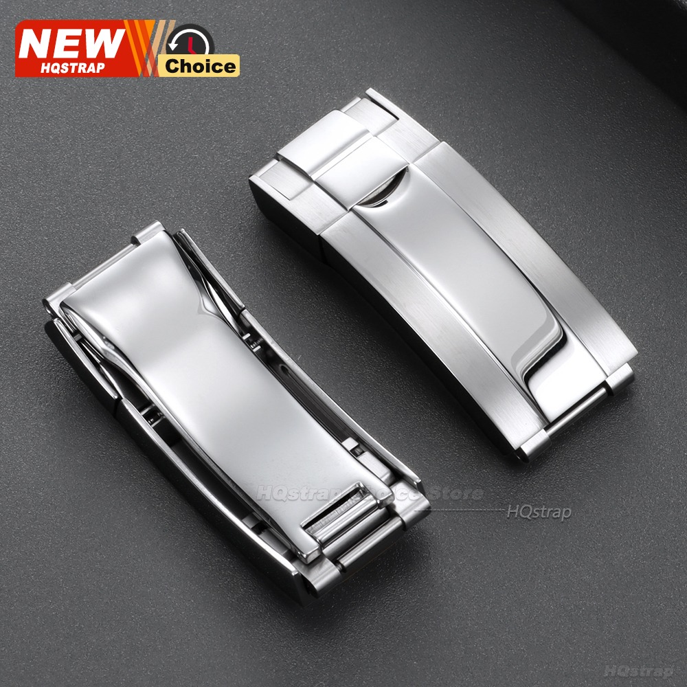 9mmx9mm Folding Buckle for Rol - Luxury Watch Black recension och pris