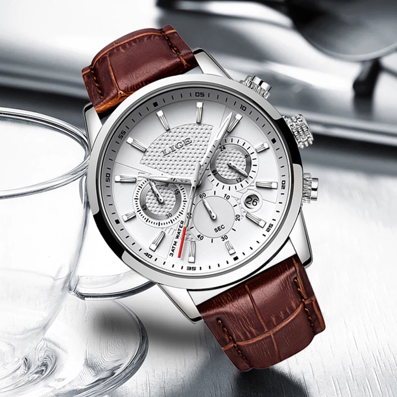 LIGE 2025 Watch Men Fashion Sp - Luxury Watch Longines recension och pris