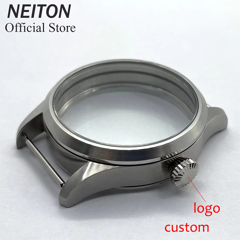 NEITON 42mm Manual Watch Case  - Luxury Watch Black recension och pris