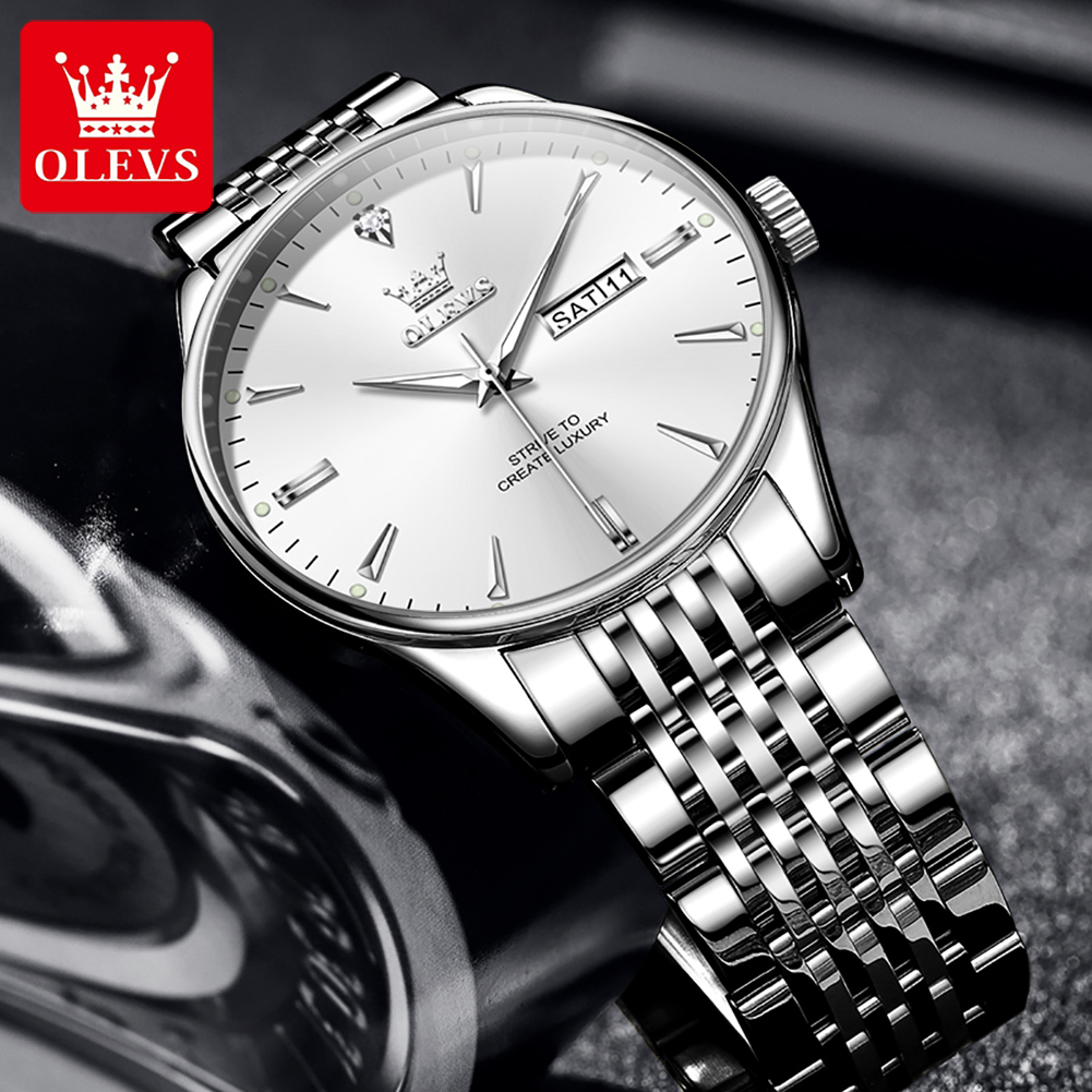 OLEVS 2929 Men Quartz Watch Or - Luxury Watch Longines recension och pris