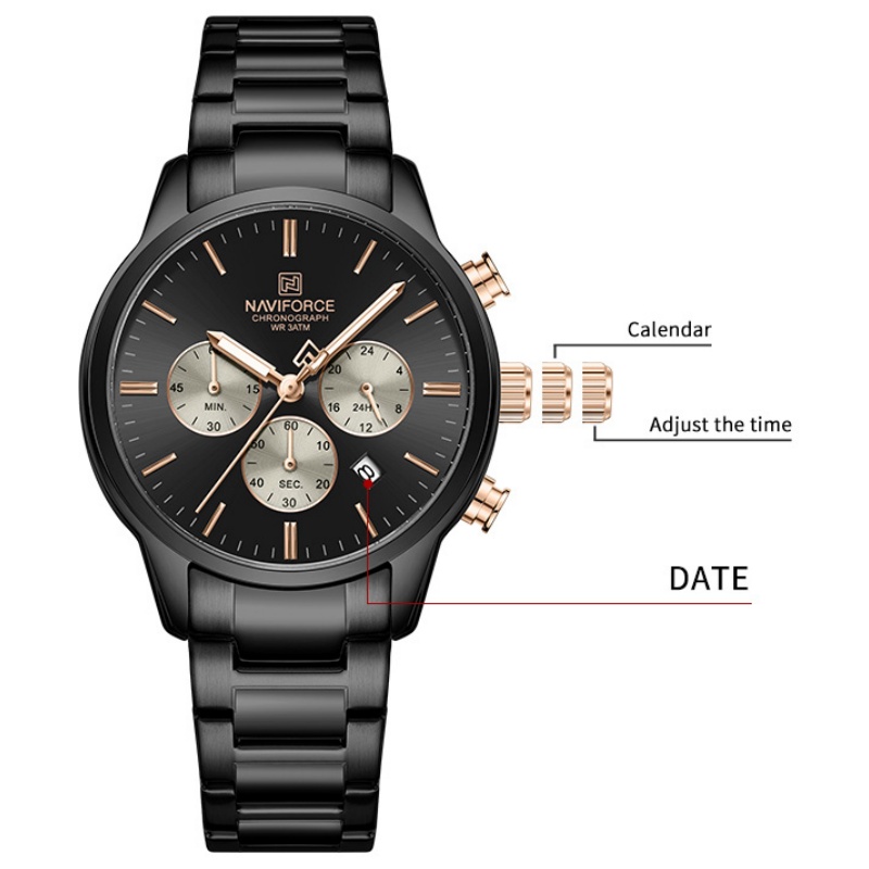 NAVIFORCE Men Quartz Chronogra - Luxury Watch Men recension och pris