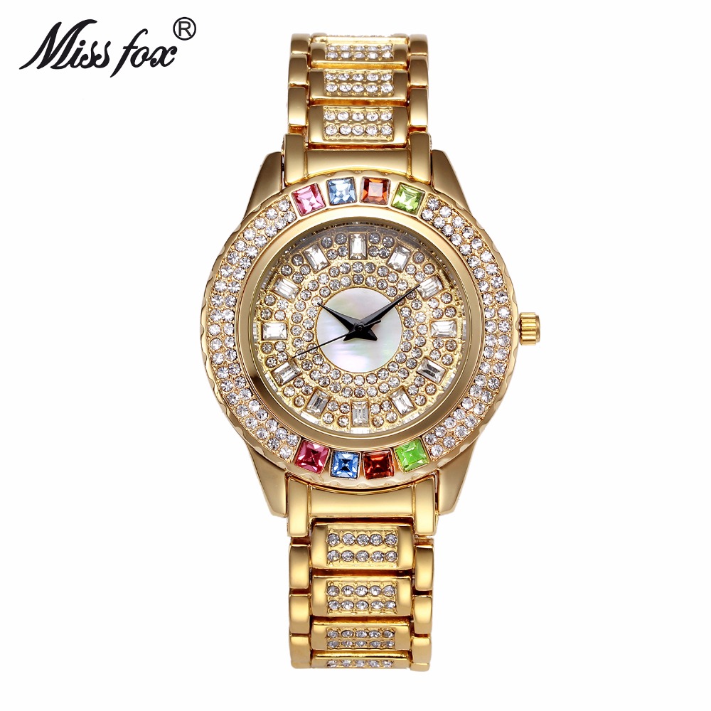 MISSFOX Ladies Gold Party Watc - Luxury Watch China recension och pris