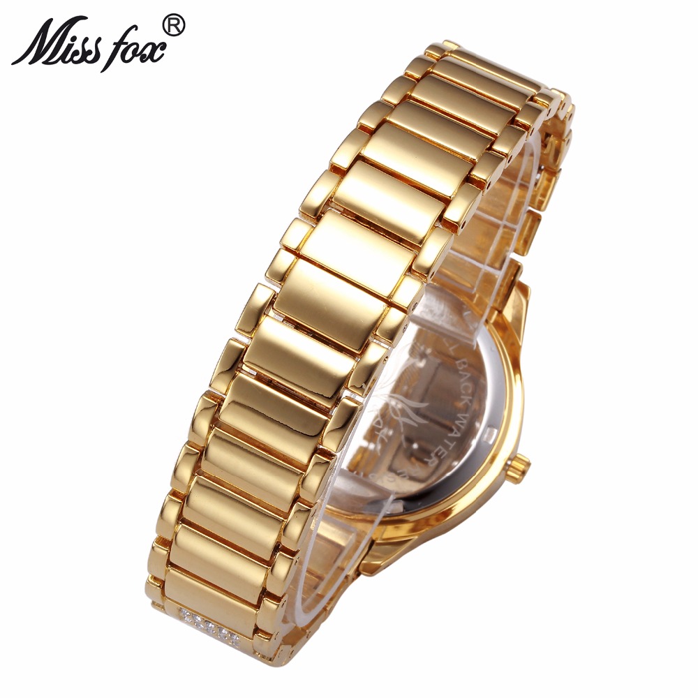 MISSFOX Ladies Gold Party Watc - Luxury Watch China recension och pris