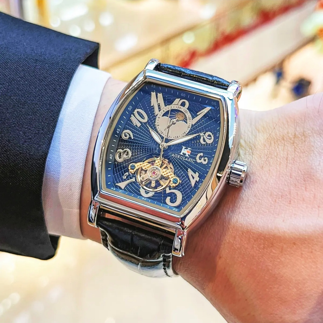 Luxury Business Barrel-Shaped  - Luxury Watch Korea recension och pris