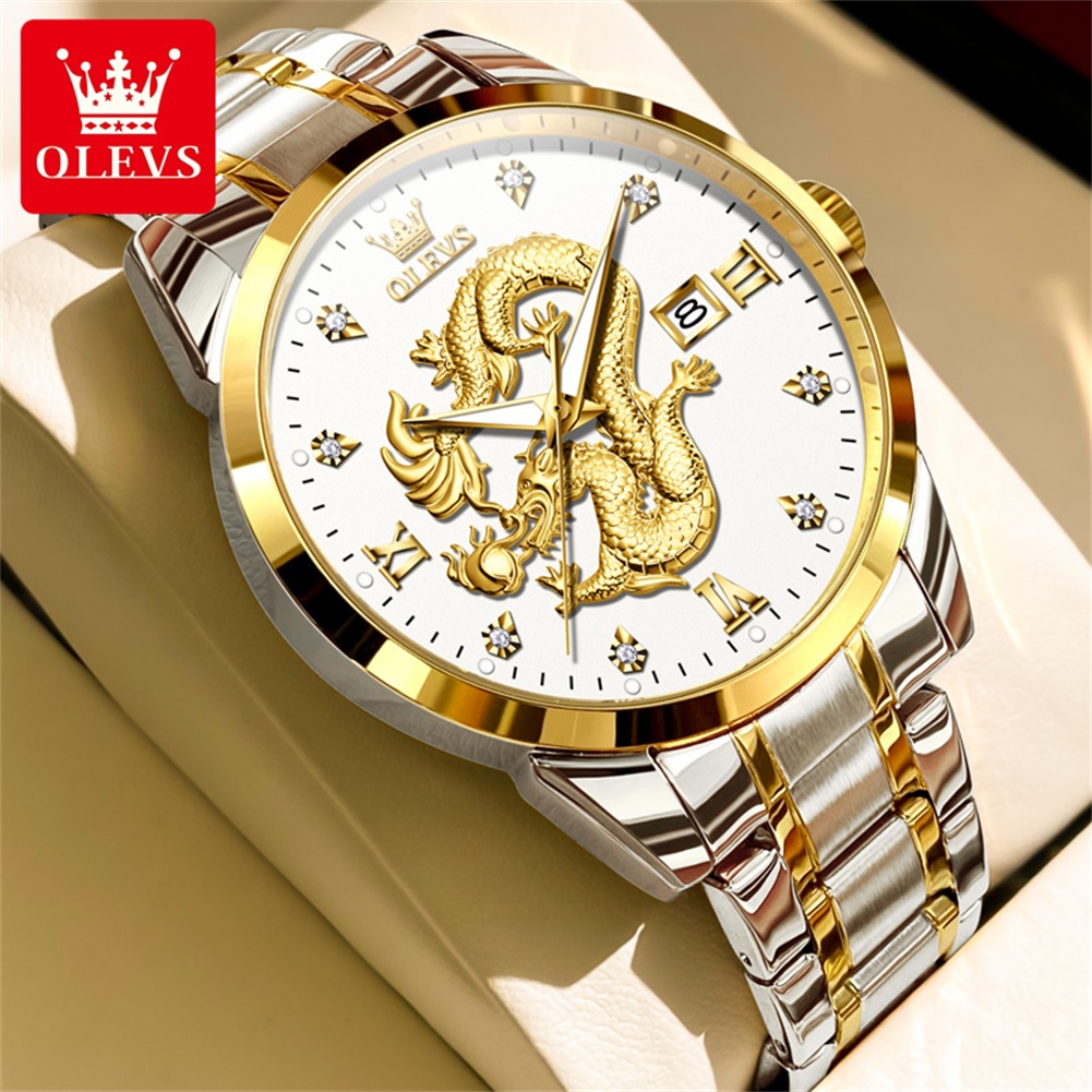 OLEVS Fashion China Loong Drag - Luxury Watch China recension och pris