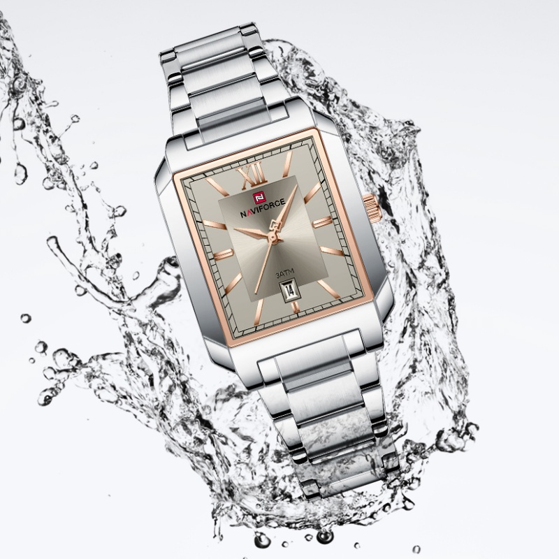 NAVIFOECR Fashion Casual Women - Luxury Watch Black recension och pris