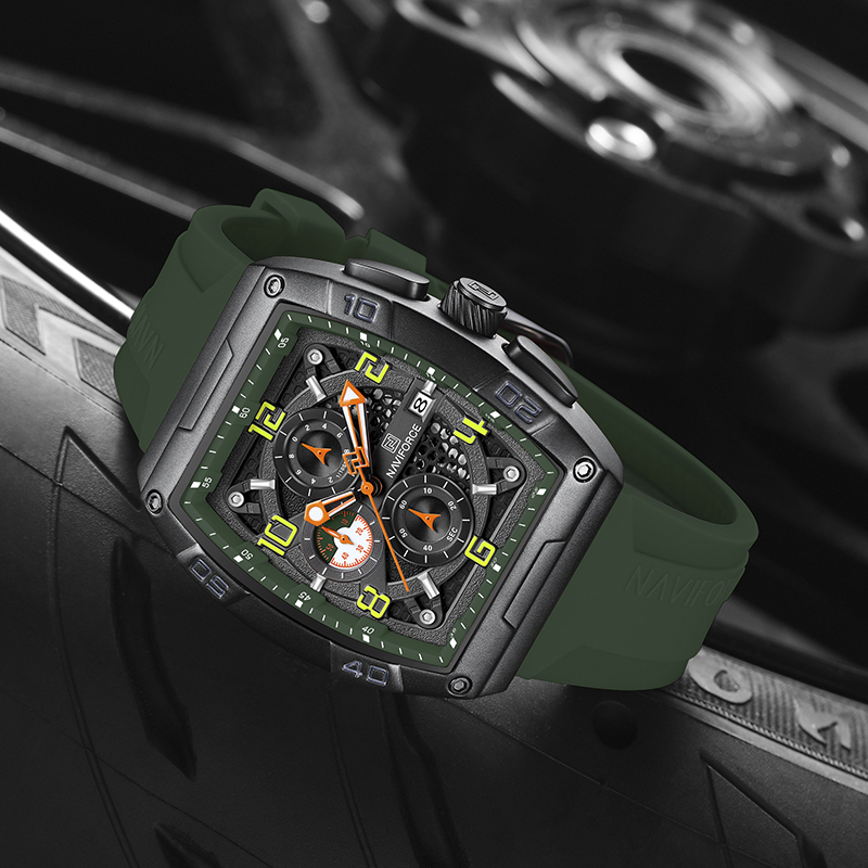 NAVIFORCE Men Quartz Multi-fun - Field Watch Military recension och pris
