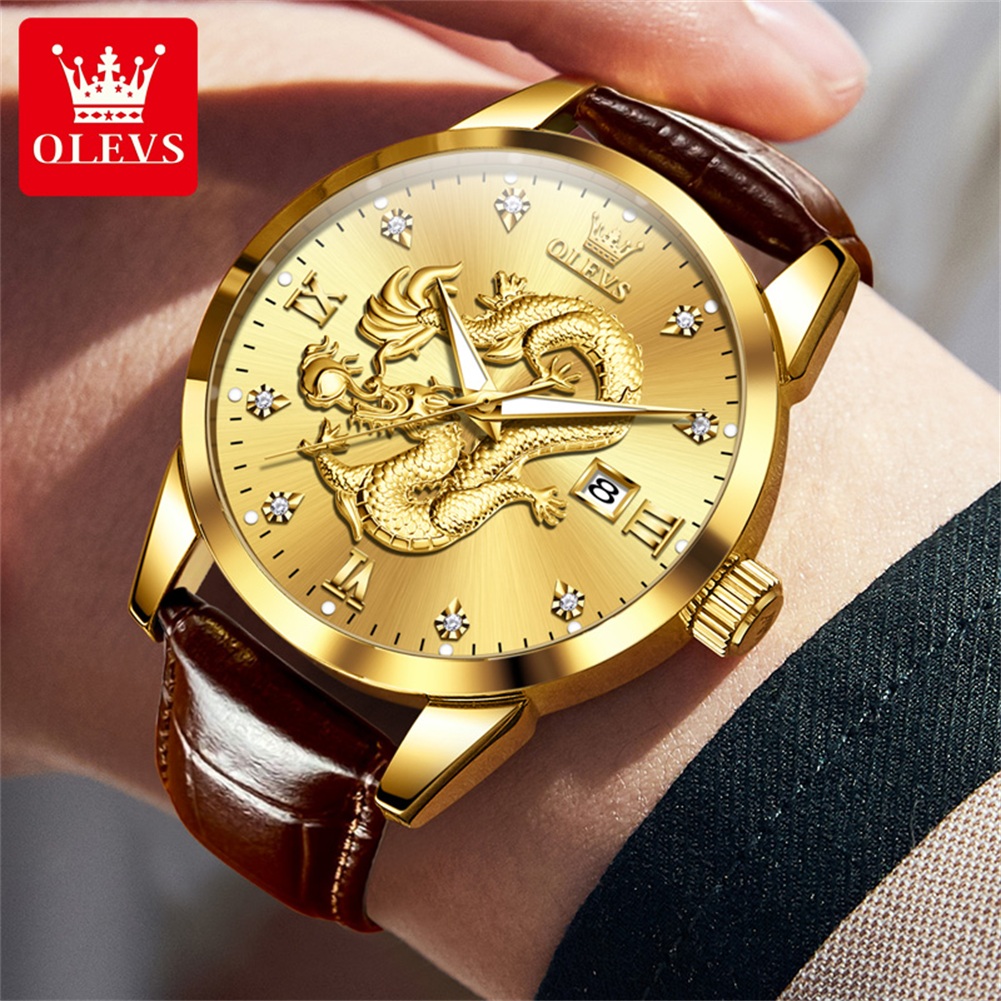 OLEVS Top Brand Mens Watch Fas - Luxury Watch China recension och pris