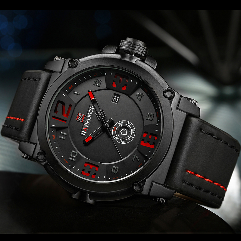 Top Brand Luxury NAVIFORCE Men - Field Watch Military recension och pris