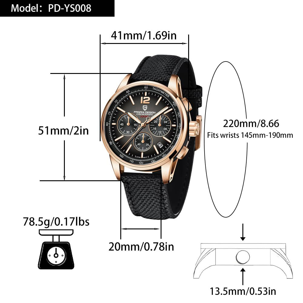 PAGANI DESIGN New Mens Watch 4 - Luxury Watch Life recension och pris