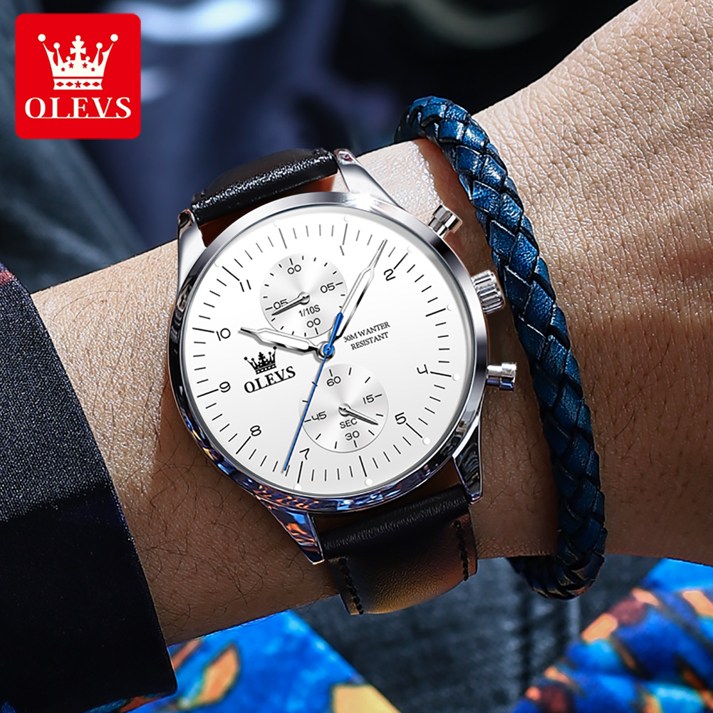 OLEVS Original Men's Watches T - Luxury Watch Longines recension och pris