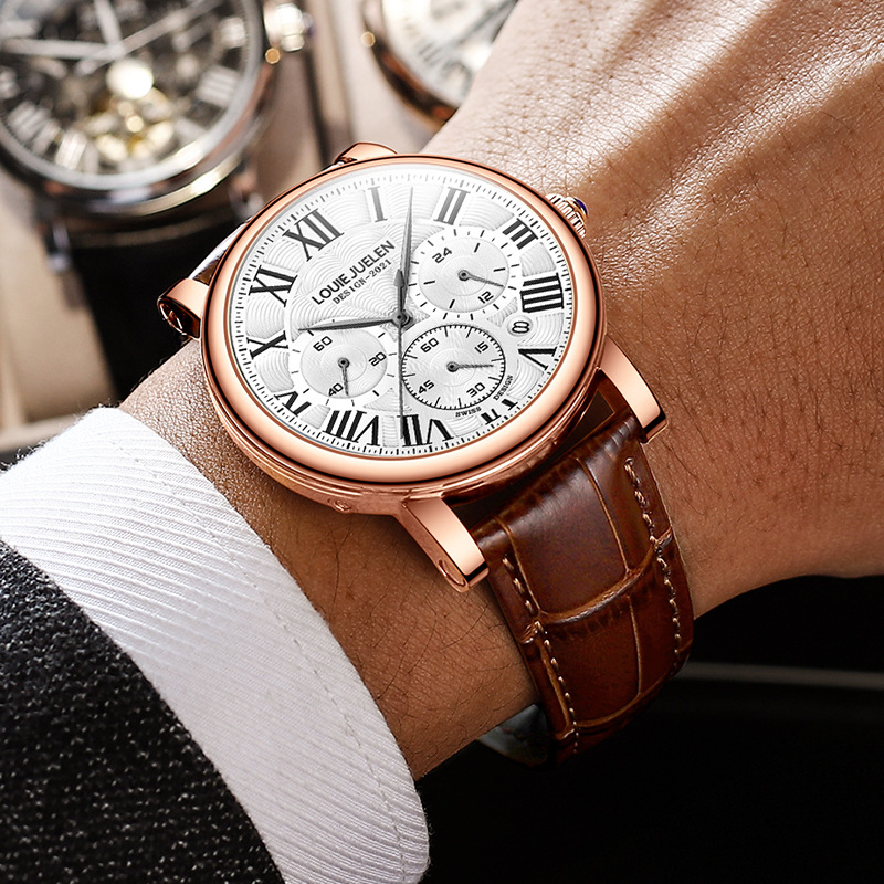 Waterproof Premium Quartz Wris - Luxury Watch Longines recension och pris