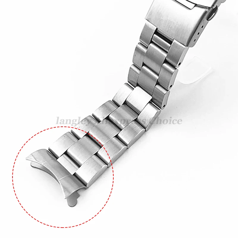 Curved End Link for Seiko SKX0 - Luxury Watch Black recension och pris