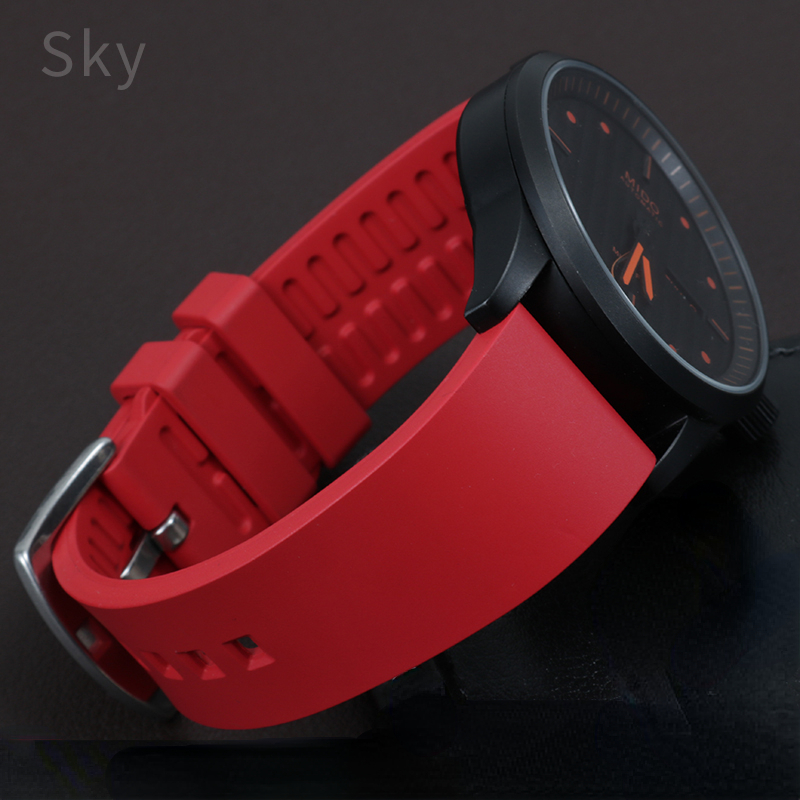 Male Silicone Watch Strap for  - Luxury Watch Longines recension och pris