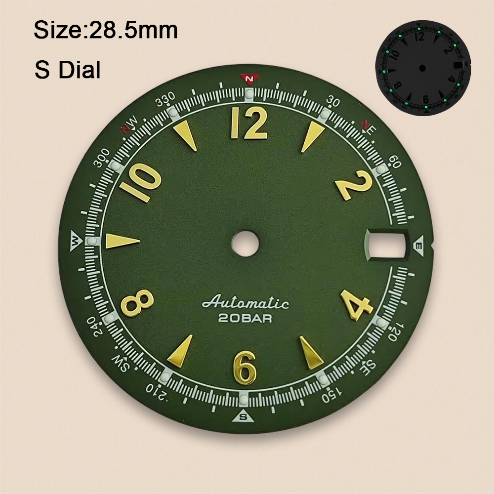 Nh35 Dial S Logo 28.5mm Retro  - Bronze Case Watch recension och pris