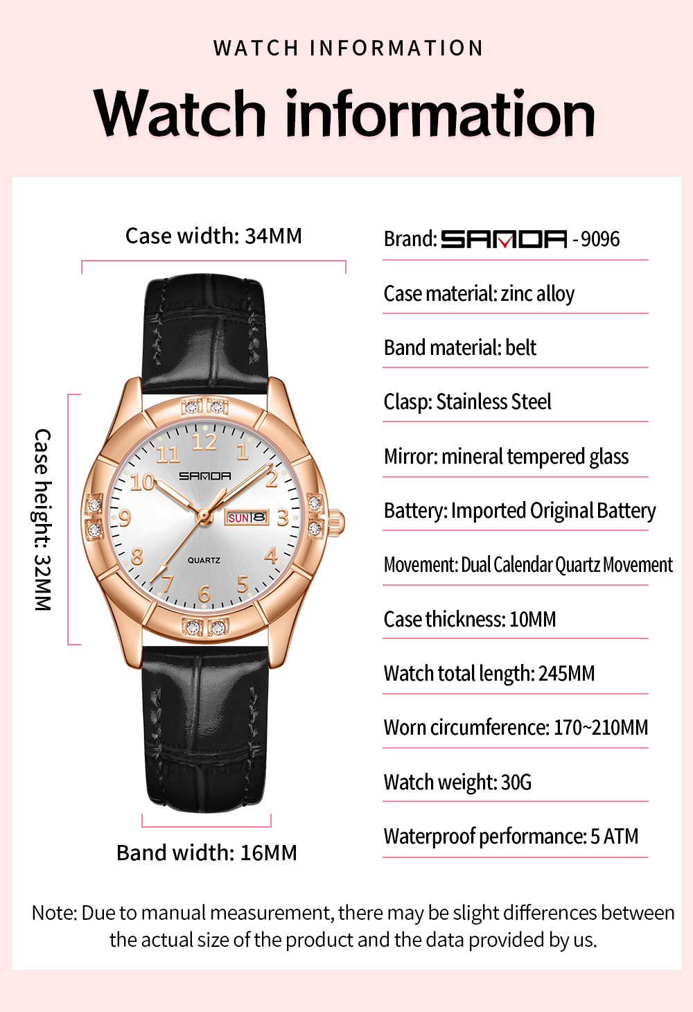 SANDA2026 New Korean Vintage L - Luxury Watch Korea recension och pris