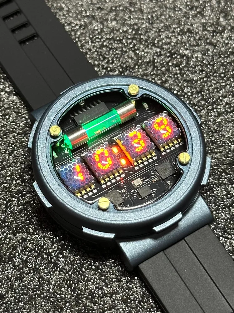 Retro Cyberpunk Nixie Tube Wat - Luxury Watch Nice recension och pris