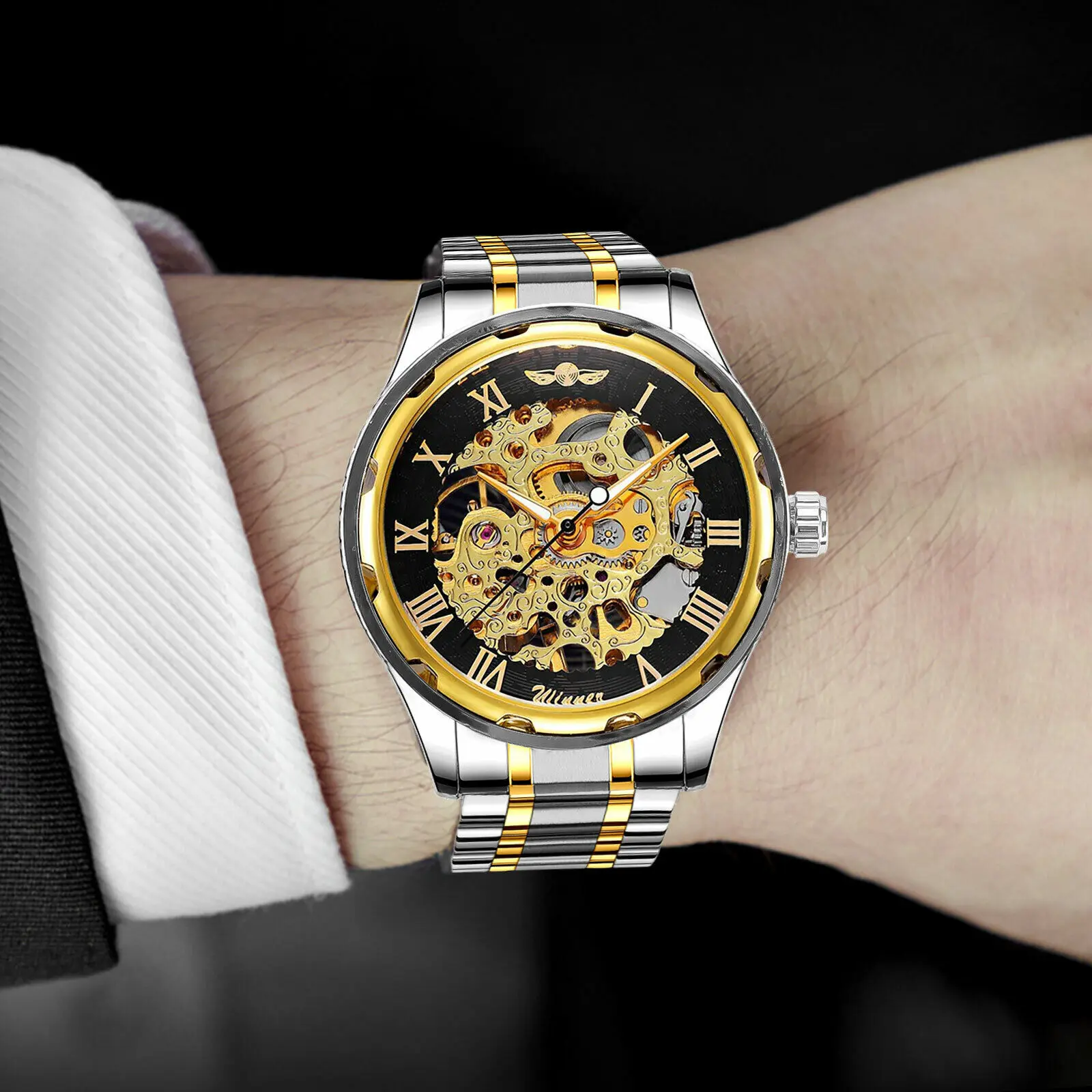 Men's Stainless Steel Strap Ro - Luxury Watch Nice recension och pris