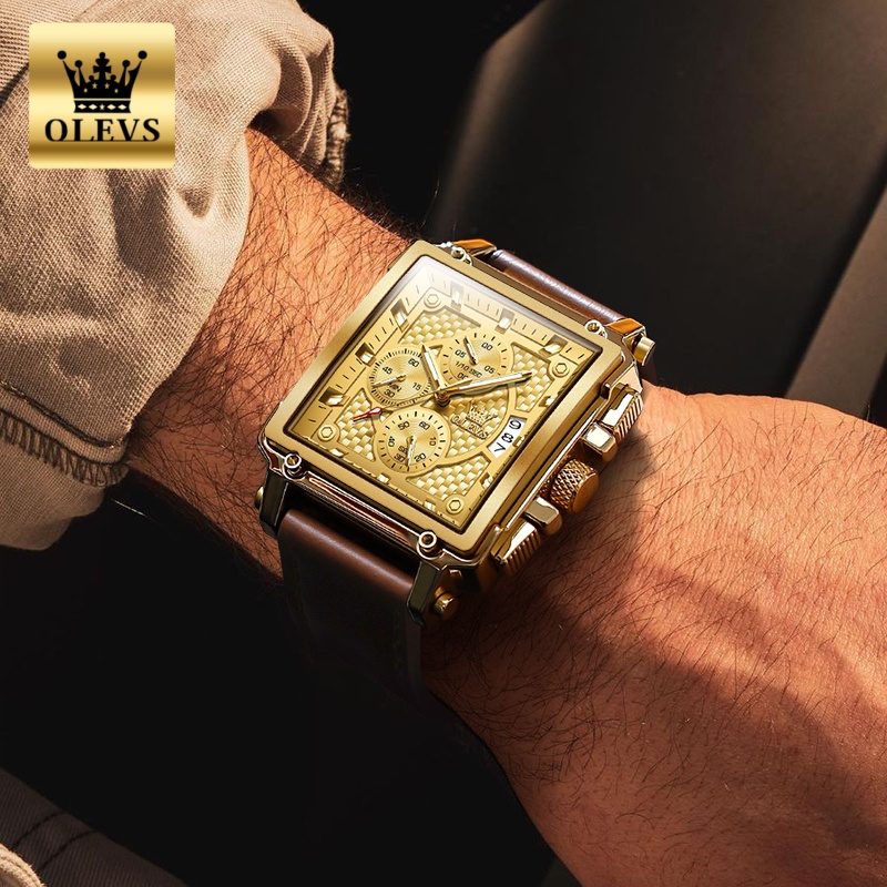 OLEVS Brand Mens Watches Water - Luxury Watch Men recension och pris