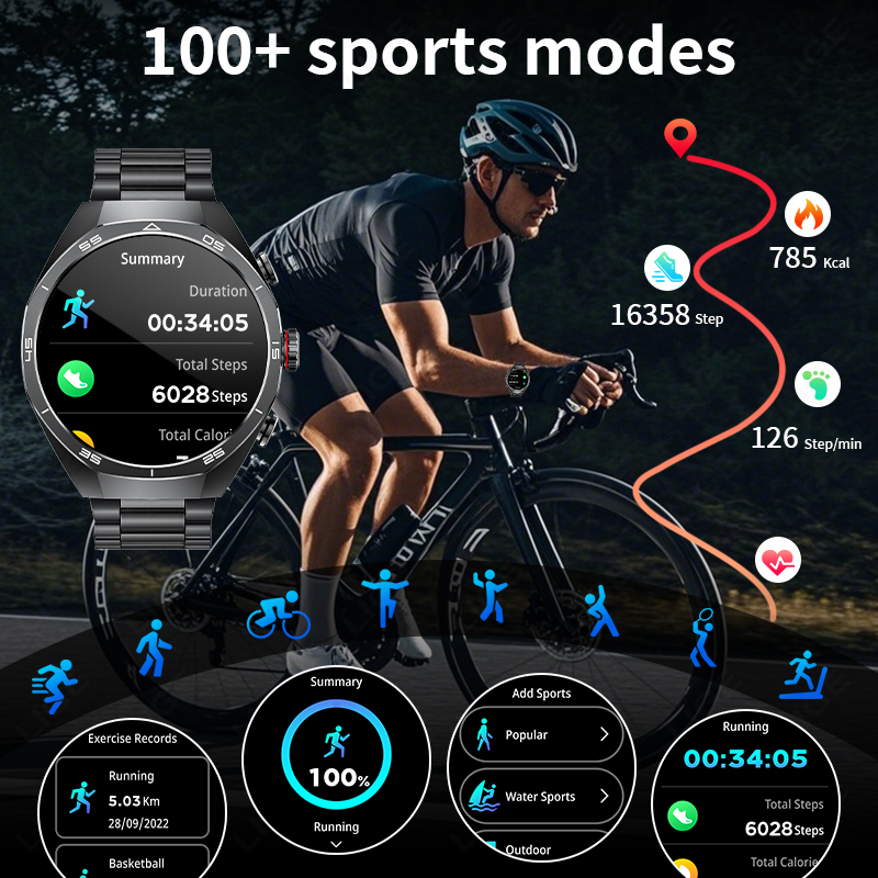 NEW For Android TWS Music Earb - Luxury Watch German recension och pris
