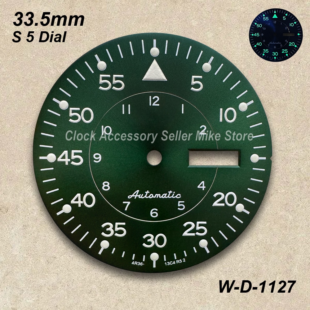 33.5mm Sunray S 5 Dial Fit NH3 - Bronze Case Watch recension och pris