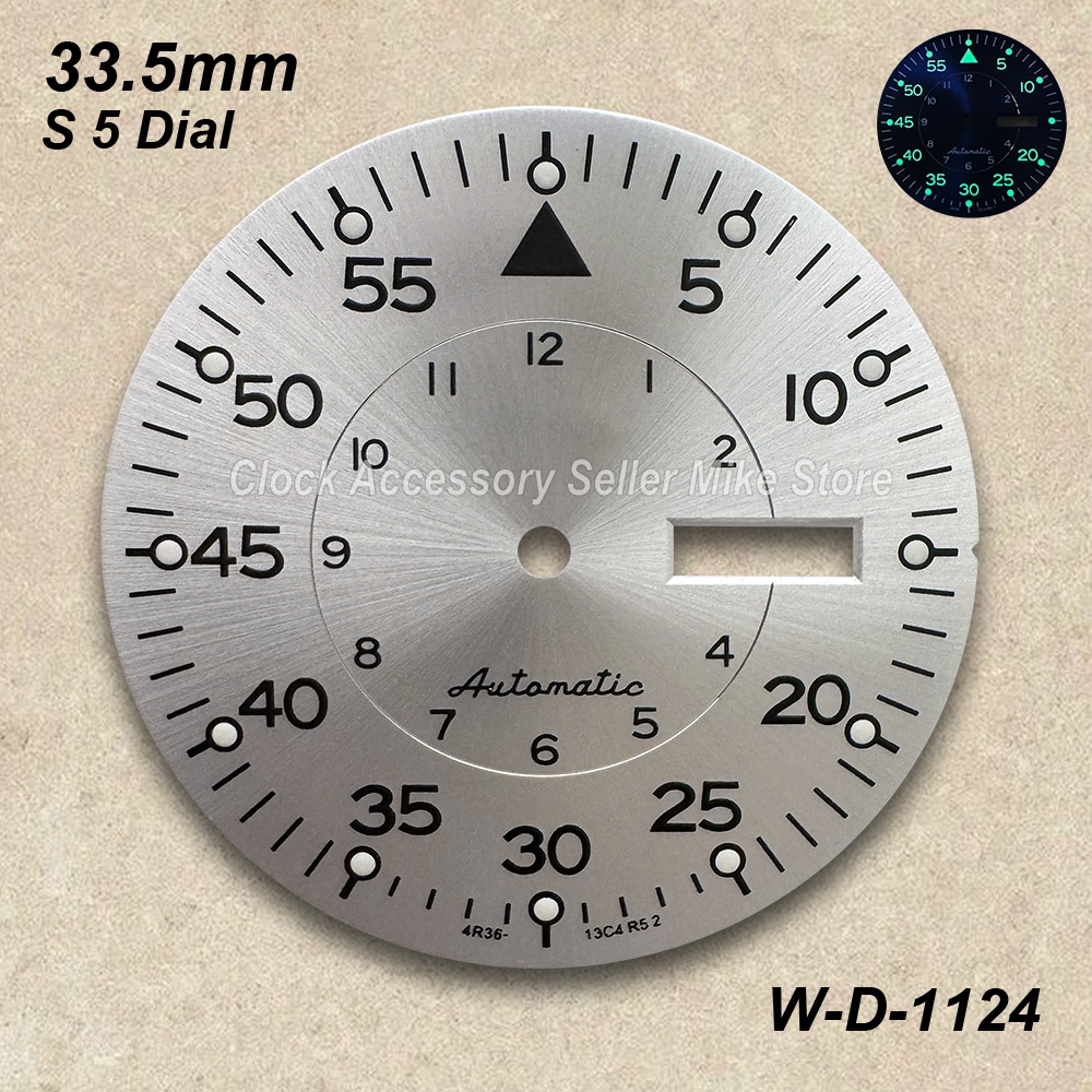 33.5mm Sunray S 5 Dial Fit NH3 - Bronze Case Watch recension och pris