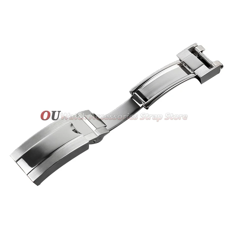 9mmx16mm Stainless Steel Deplo - Luxury Watch Black recension och pris