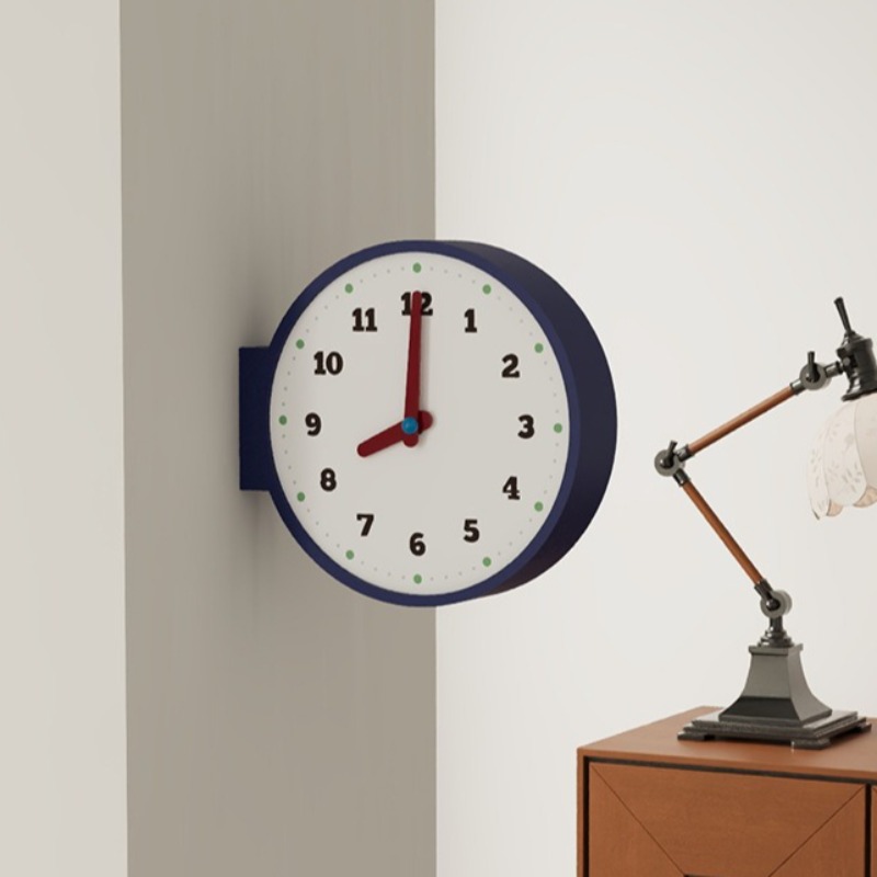 Double Sided Wall Clock Corner - Luxury Watch House recension och pris