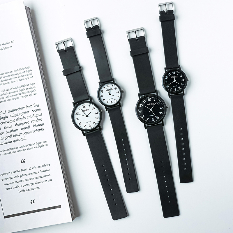 Simple Black Watch Quartz Watc - Luxury Watch Black recension och pris