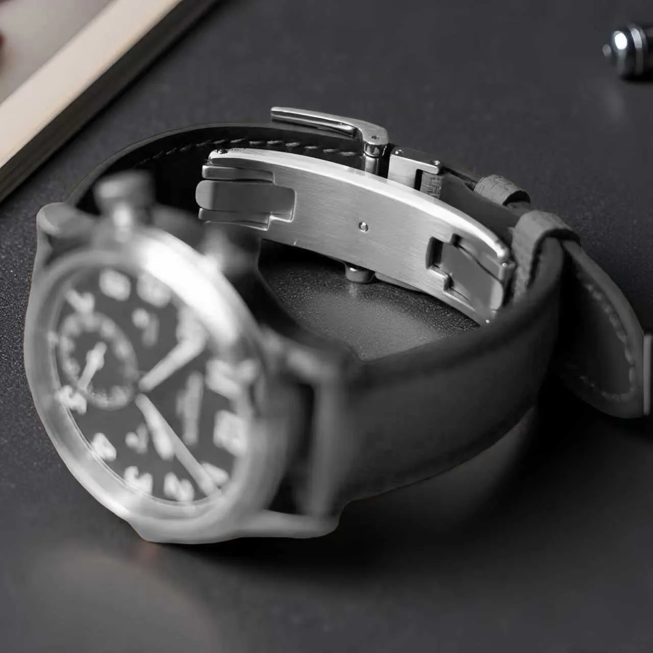 Deployant Clasp Watch Strap Sp - Luxury Watch Black recension och pris
